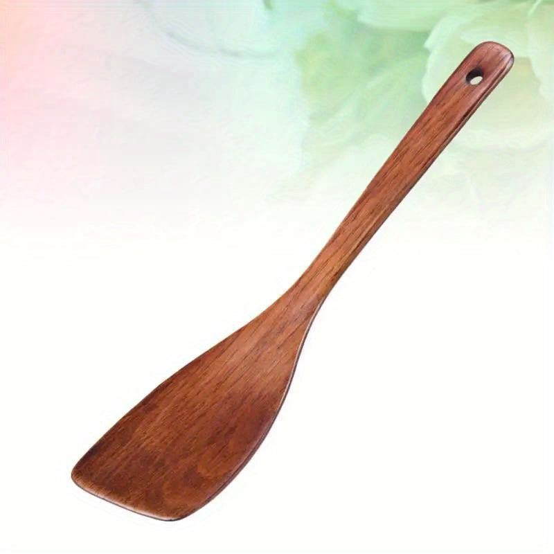 Sustainable Wooden Kitchen Utensil - Non-Stick Spatula & Rice Paddle, Perfect for Cooking & Serving