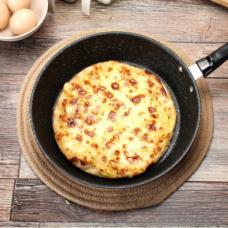 Versatile Non-Stick Cast Iron Skillet - Perfect for Pancakes, Steak & Eggs | Compatible with Induction & Gas Stoves | Easy Clean