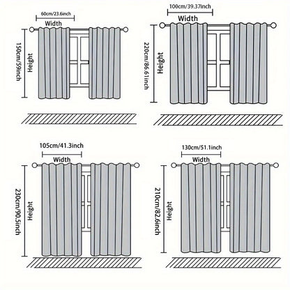 2pcs Set Luxury European Christmas Curtains with Green Plant Design - Semi Transparent, Easy Hang Rod Pocket Drapes for Living Room, Bedroom, Office - Perfect for Holiday Home Decor