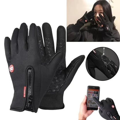 2 Pairs of Men's and Women's Waterproof, Outdoor Insulation and Warmth, Touch Screen Compatible Gloves, Thermal Insulation, Anti Slip and Windproof,