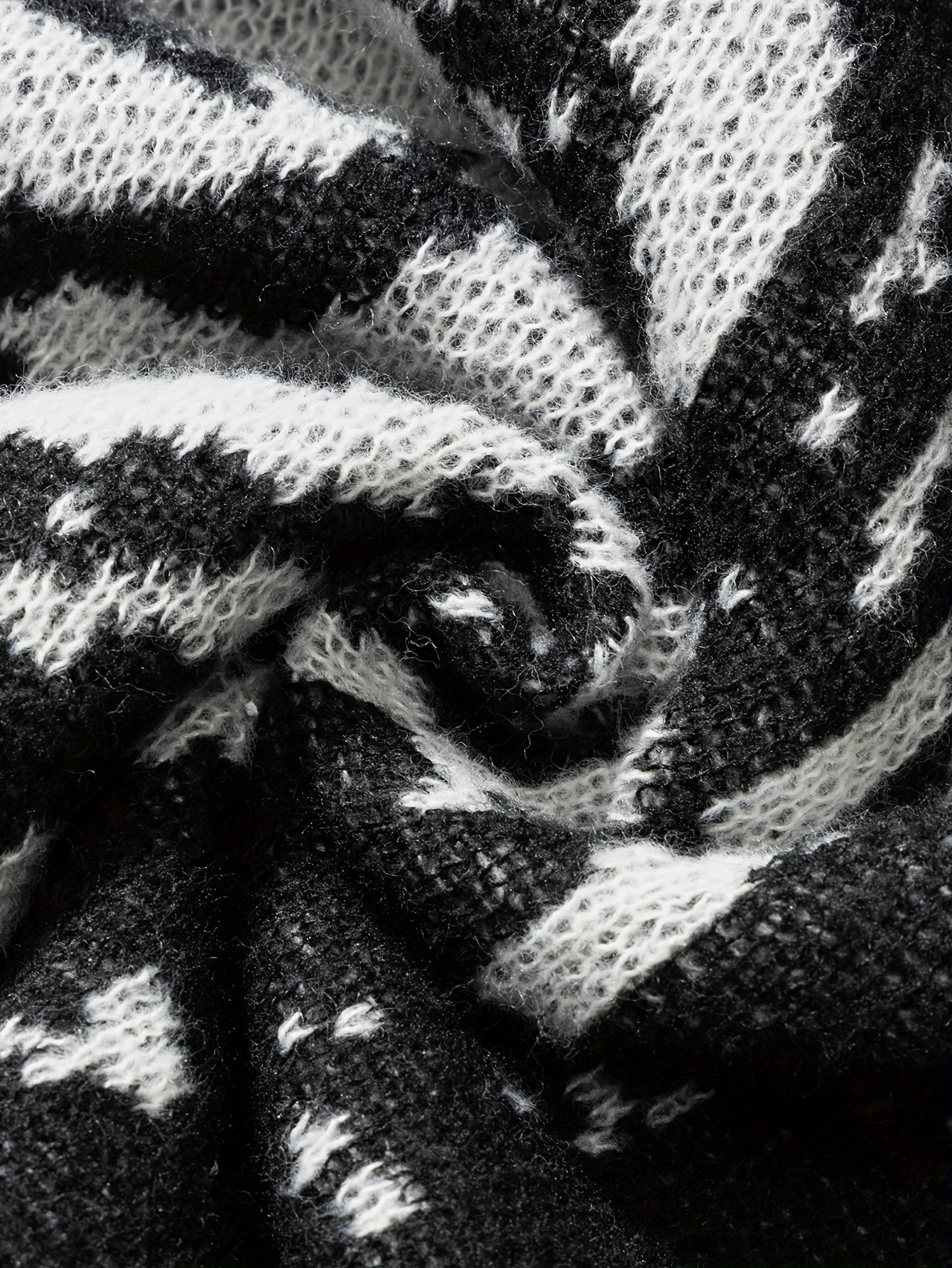 Sixsr Elegant Slightly Stretch Cardigan Coat, Men's Casual Vintage Style V Neck Button Up Cardigan For Fall Winter