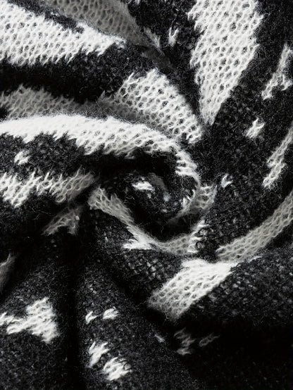 Sixsr Elegant Slightly Stretch Cardigan Coat, Men's Casual Vintage Style V Neck Button Up Cardigan For Fall Winter