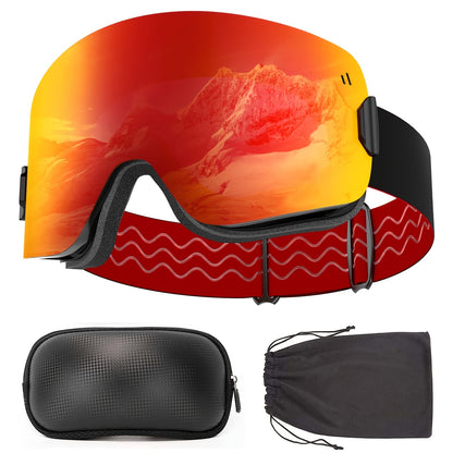 Outdoor Ski Goggles, Anti-fog UV Protection Goggles, Ski Equipment