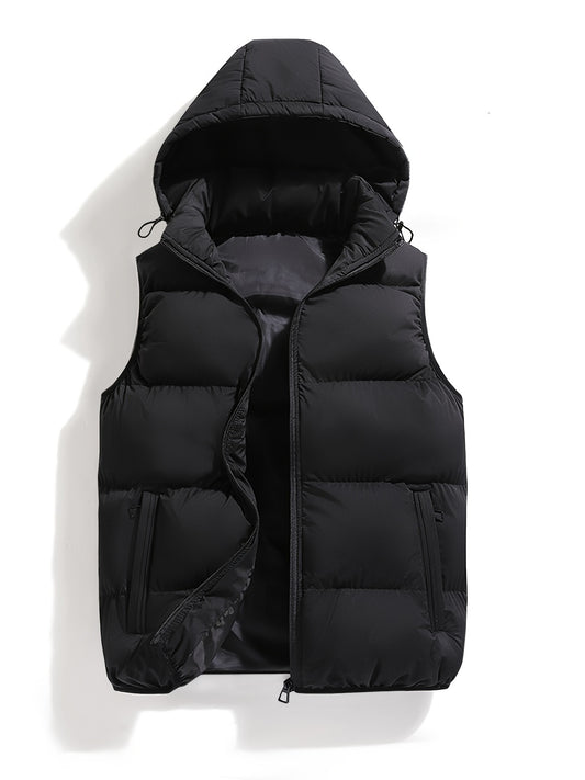 Sixsr Men's Cotton Hooded Puffer Vest Best Sellers