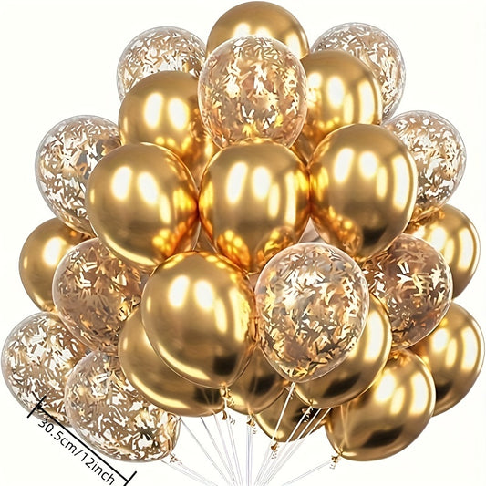 Multipack Metallic Balloons (30pcs) - Durable & Versatile for Weddings, Birthdays & Special Events