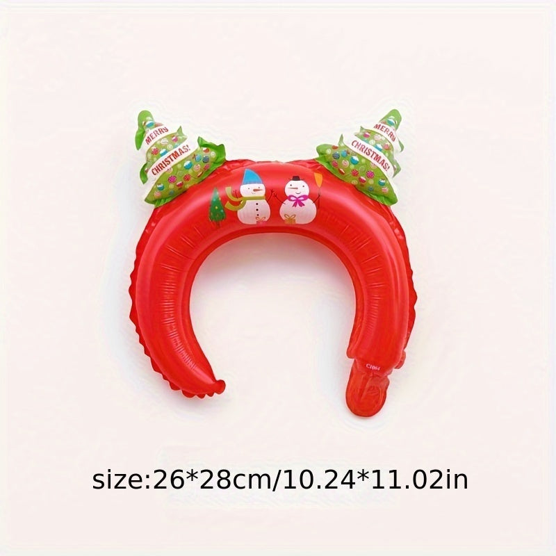 10/20/30/40/50pcs Christmas Balloon Headband - Vibrant Festive Accessory for Holiday Parties, Theme Dress Up, and Decorations