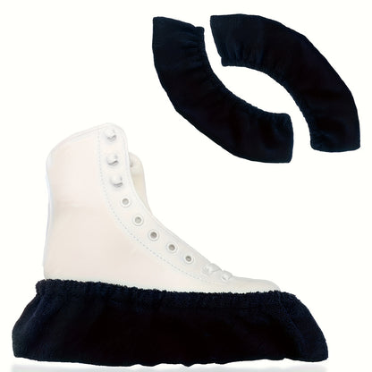 Black Ski Boot & Skate Blade Protector - Durable Spandex, Outdoor Leisure Gear for All Seasons