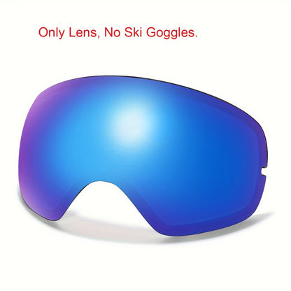 Youth Winter Ski Goggles Set with Bonus Black Lens - Anti-Fog, Protection, TPU Frame for Snowboarding & Outdoor Sports