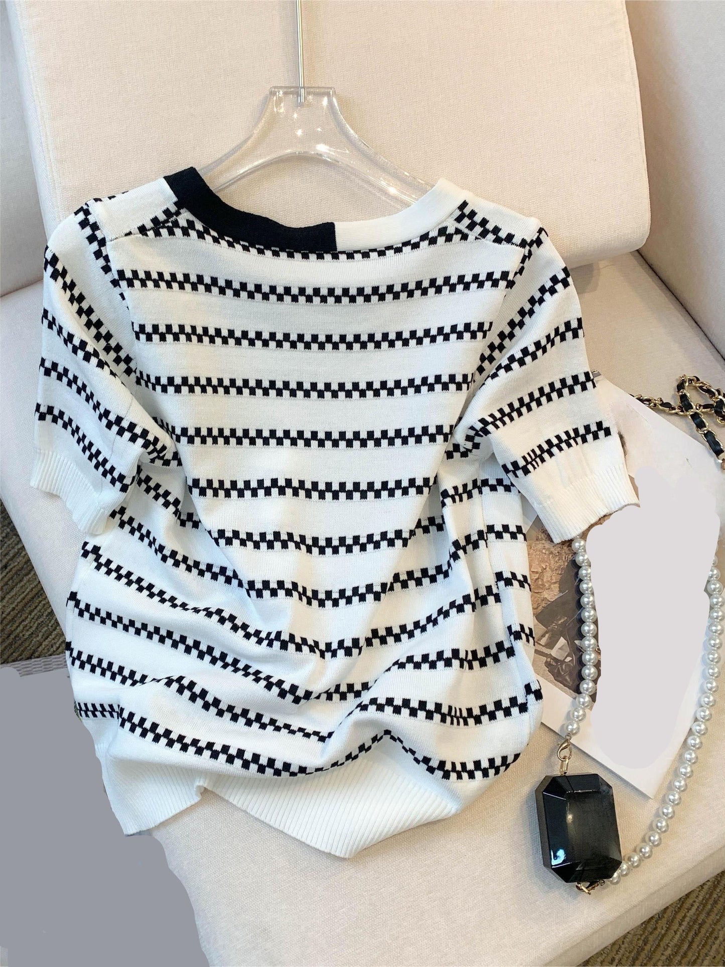 Women's Striped Sweater for Spring & Fall - Casual and Comfortable