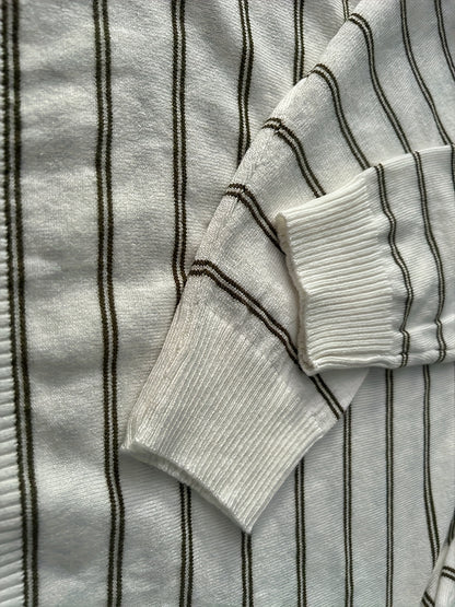 Sixsr Striped Knitted Pullover Sweater, Casual Long Sleeve Sweater For Fall & Winter, Women's Clothing