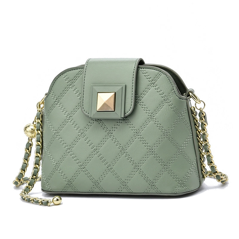 Women's bag  new trendy fashion versatile women's summer high-end single shoulder women's messenger bag small bag chain bag
