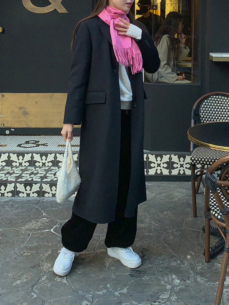 spring new tied casual pants loose straight drawstring velvet corduroy warm stylish Korean sweatpants