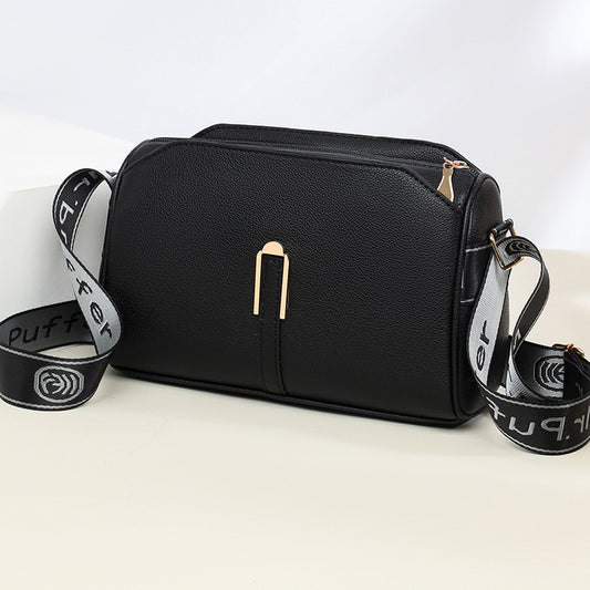 SIXSR 2025Tote bag women's new simple solid color popular new high-end sense large-capacity middle-aged women's bag diagonally across the armpit bag