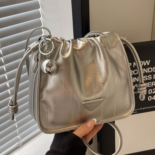 SIXSR 2025 Bag Korean high-end sense versatile bucket bag popular new ins fashion casual chain single shoulder messenger bag women
