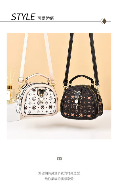 Women's bags  are popular small bags this year, women's new textured shoulder messenger bags, multi-layer embroidery thread versatile women's bags