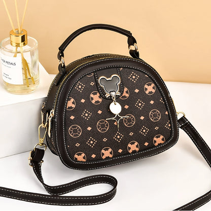 Women's bags  are popular small bags this year, women's new textured shoulder messenger bags, multi-layer embroidery thread versatile women's bags