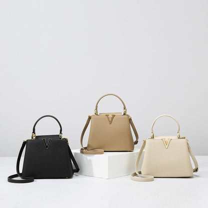 2025 Handbag Women's Autumn Fashion Versatile Bucket Bag High Sense Women's Bag Commuter Messenger Bag Women's Bag