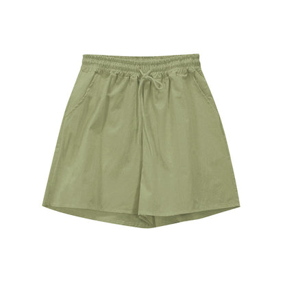 Walking pants casual shorts women's summer new cotton and linen niche loose Korean version summer pajama pants can be worn outside home clothes