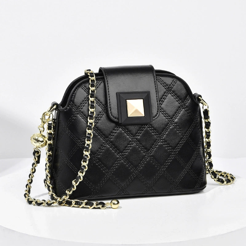 Women's bag  new trendy fashion versatile women's summer high-end single shoulder women's messenger bag small bag chain bag