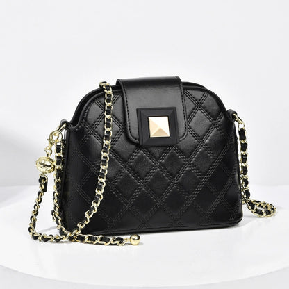 Women's bag  new trendy fashion versatile women's summer high-end single shoulder women's messenger bag small bag chain bag