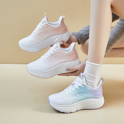 2025  ins Korean version of flying woven shoes  summer new student sports shoes breathable fitness running casual street shot Q7001