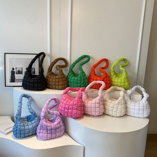SIXSR 2025 Bag Women's  New Fashion Cloud Bag Folded Down Bag Women's Bag Underarm Dumpling Bag Shoulder Bag Handbag