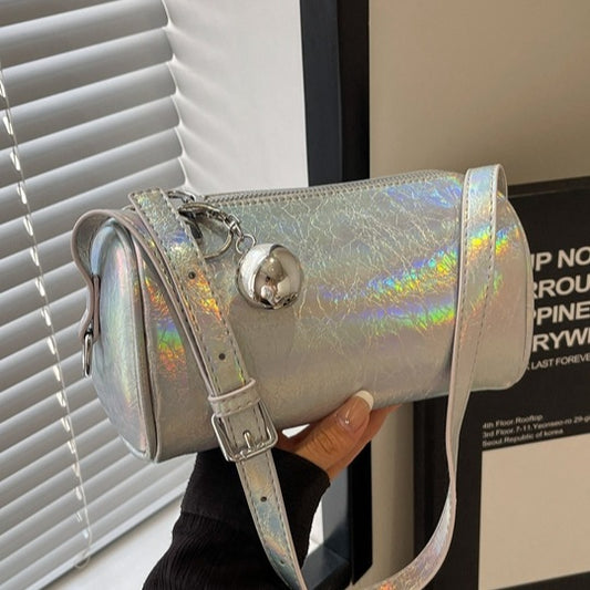 SIXSR 2025 Bell burst pattern soft surface pillow bag popular new fashion portable messenger bag versatile casual shoulder handbag