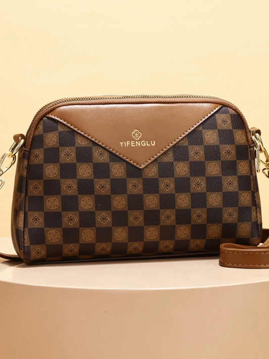 Small bag  new fashion versatile women's bag temperament contrasting color shoulder messenger bag small square bag women