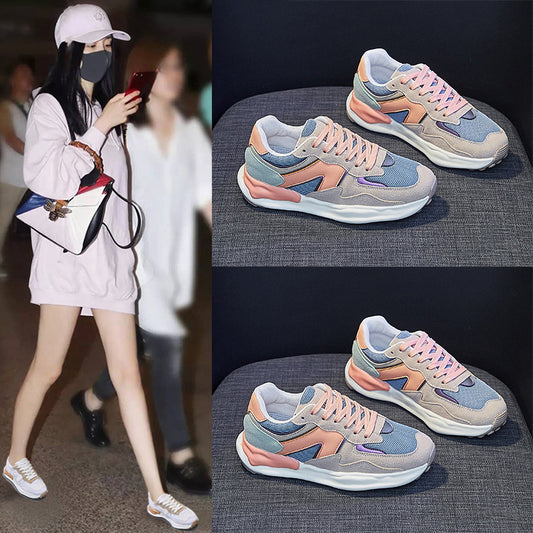 2025  ins Korean version of Forrest Gump shoes women's  spring new student running sports shoes versatile little white shoes women LY-982