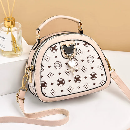 Women's bags  are popular small bags this year, women's new textured shoulder messenger bags, multi-layer embroidery thread versatile women's bags