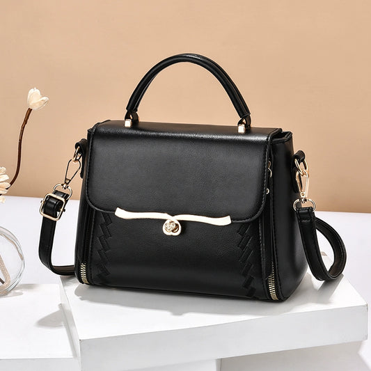 Bag women's  new Korean version trendy simple fashion popular temperament handbag one shoulder oblique span small bag