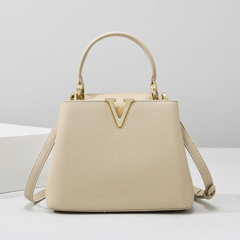 2025 Handbag Women's Autumn Fashion Versatile Bucket Bag High Sense Women's Bag Commuter Messenger Bag Women's Bag