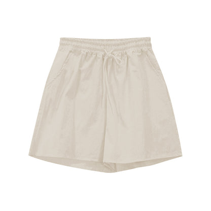 Walking pants casual shorts women's summer new cotton and linen niche loose Korean version summer pajama pants can be worn outside home clothes