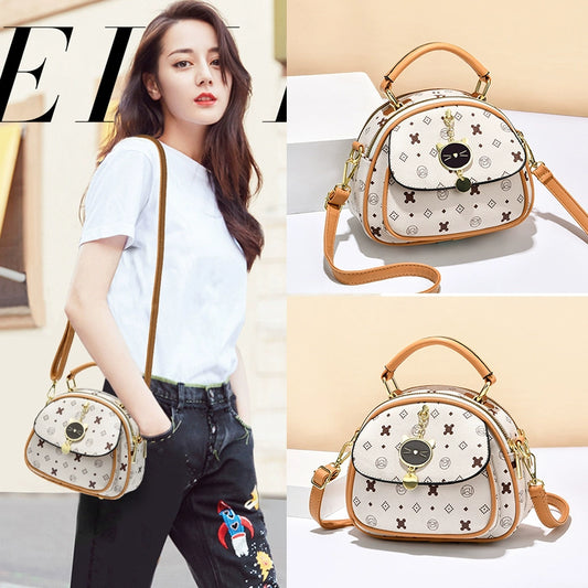 Bag women  new trendy fashion high-end texture niche design oblique span commuter bag women versatile