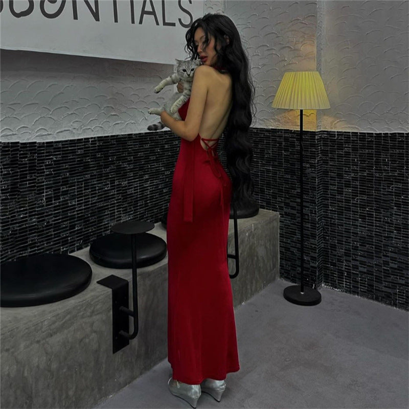 2023 new summer New 2025 style sexy babes personalized niche street slim and thin fashion dress