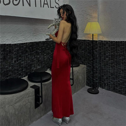 2023 new summer New 2025 style sexy babes personalized niche street slim and thin fashion dress