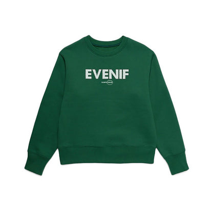 Contrasting color letter printing sweater women's autumn and winter new n retro jumper loose casual crew neck long-sleeved top