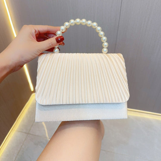 SIXSR 2025 New New Popular trade handbag bag pleated wedding bag wedding birthday banquet evening bag celebrity party dinner bag