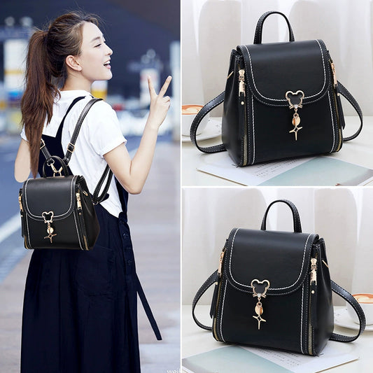 this year's new niche high sense fashion Internet celebrity portable backpack women's candy color messenger bag