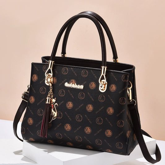 new classic presbyopia women's bag trendy fashion Popular style mother handbag bag versatile middle-aged women's messenger bag
