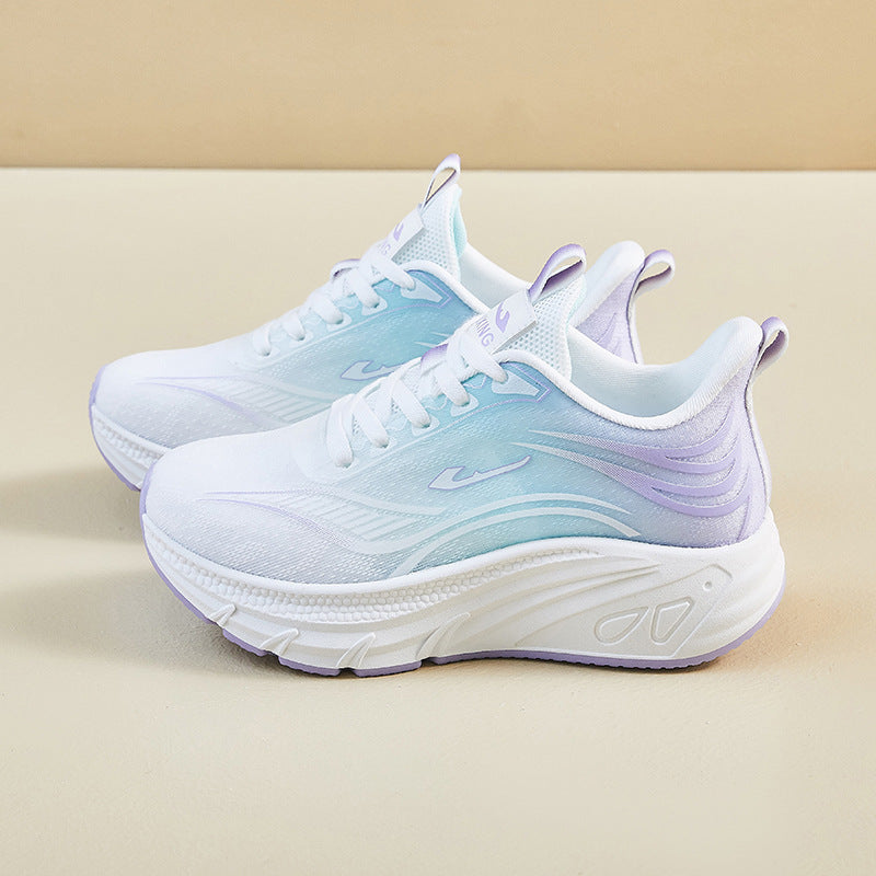 2025  ins Korean version of flying woven shoes  summer new student sports shoes breathable fitness running casual street shot Q7001