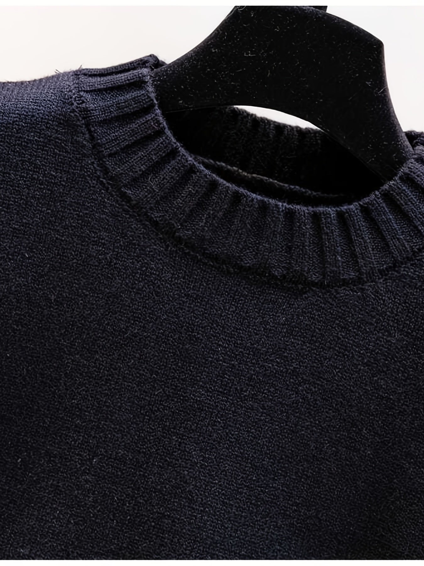 Sixsr Solid Button Sweater Vest, Crew Neck Sweater Vest For Fall & Winter, Women's Clothing