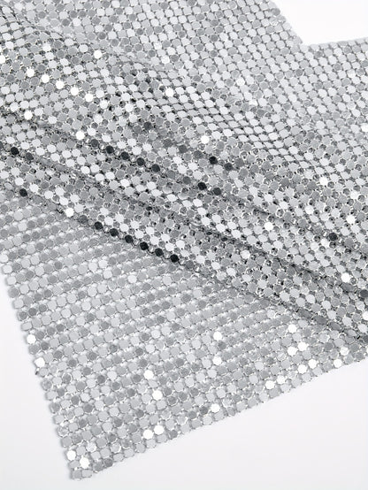 Sixsr  Hanky Hem Halter Neck Top, Stylish Backless Plunge Neck Party Top, Women's Clothing