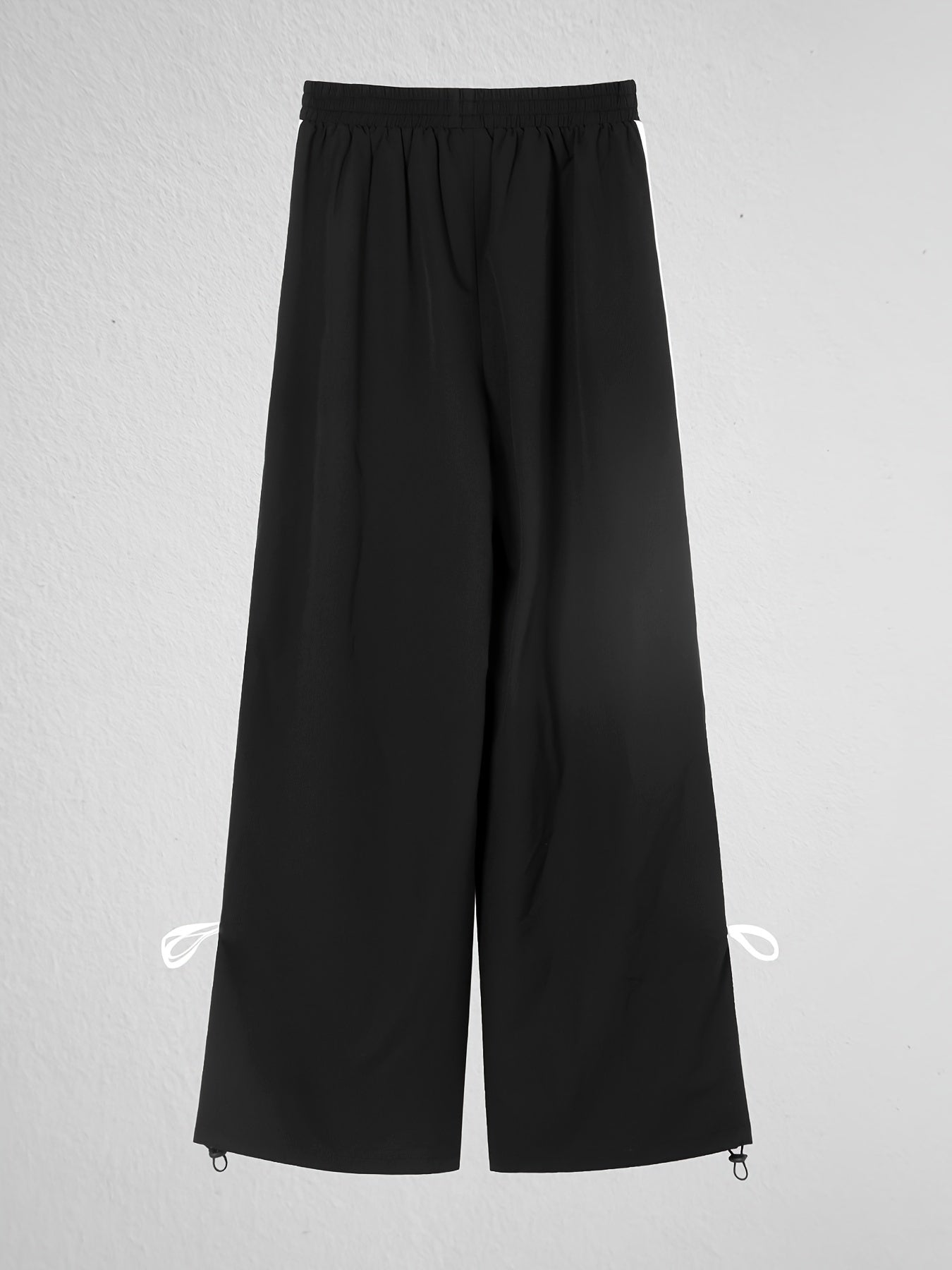 Sixsr Striped Print Loose Pants, Casual Bow Decor Pants For Spring & Fall, Women's Clothing