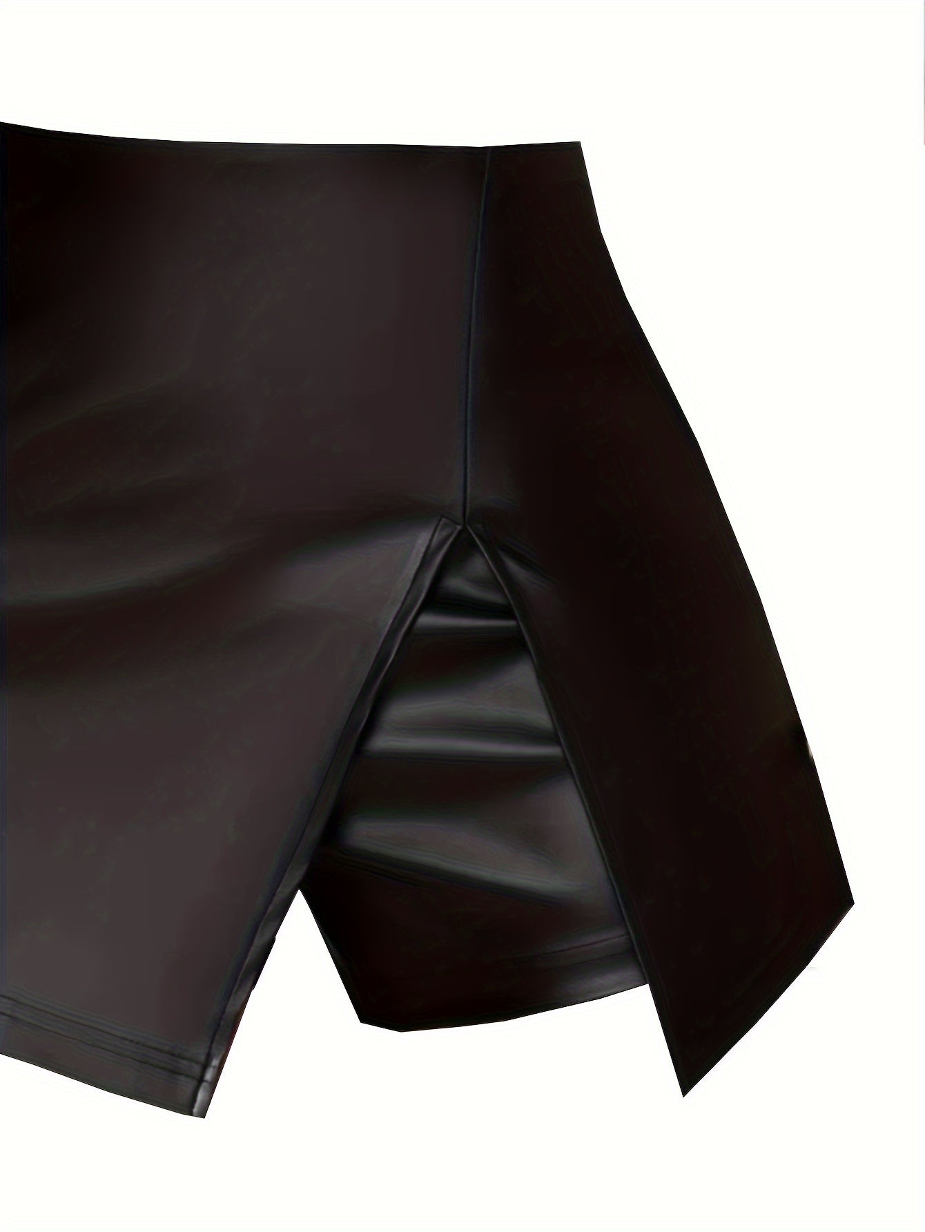 Solid Color High Waist Knitting Shorts, Y2K Split Skinny Shorts For Every Day, Women's Clothing