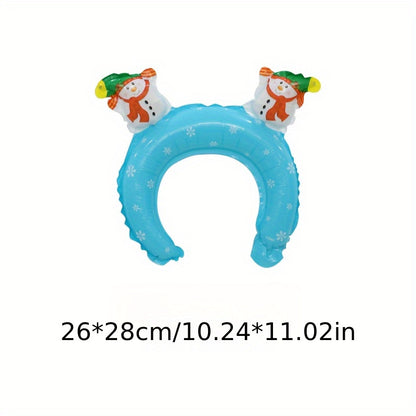 10/20/30/40/50pcs Christmas Balloon Headband - Vibrant Festive Accessory for Holiday Parties, Theme Dress Up, and Decorations