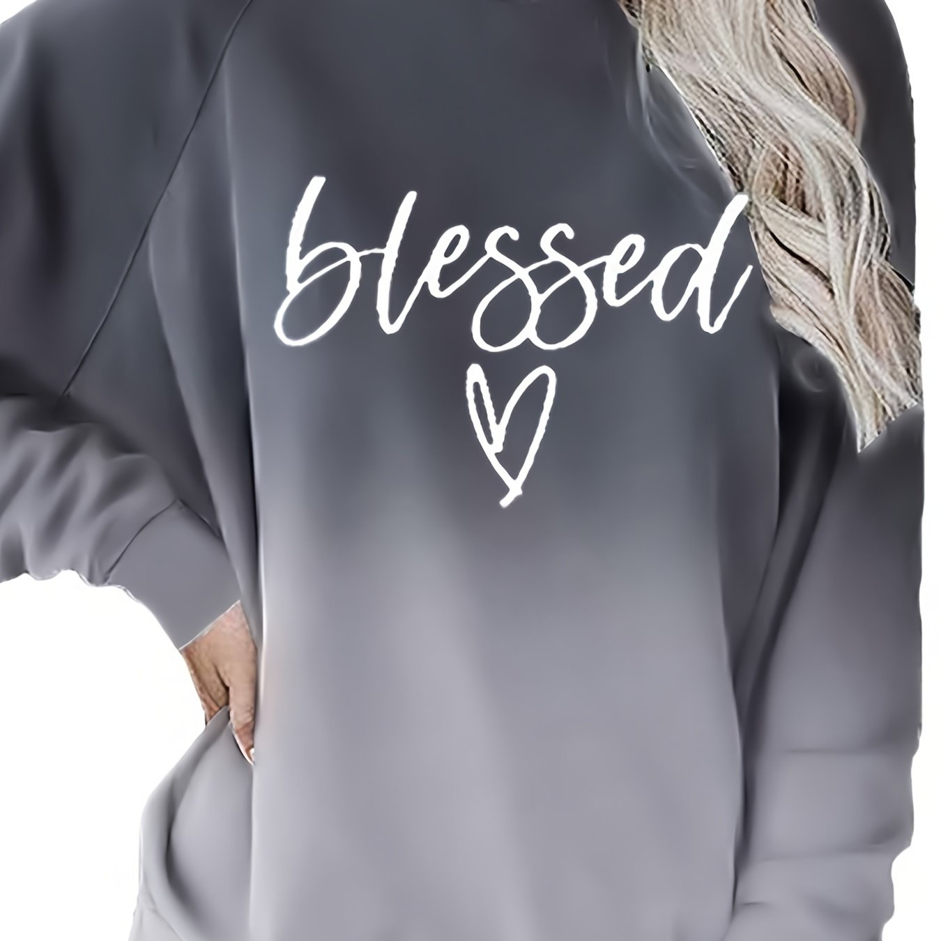 Sixsr Letter Graphic Print Tie Dye Sweatshirt, Long Sleeve Crew Neck Pullover Sweatshirt, Casual Tops For Fall & Winter, Women's Clothing