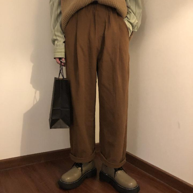 2024 Men's Japanese Retro Solid Color Wide Leg Pants Elastic Overalls Fashion Trendy Trousers Streetwear Loose Casual Pants