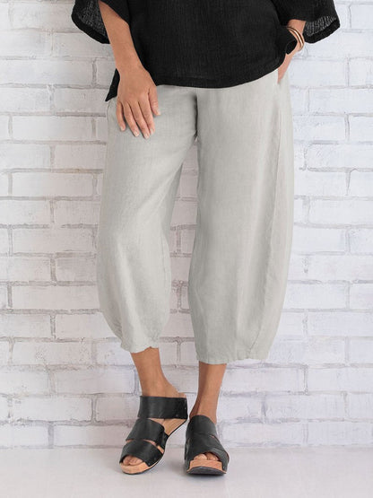 Women's Casual Loose Cotton Pants