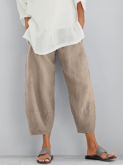 Women's Casual Loose Cotton Pants